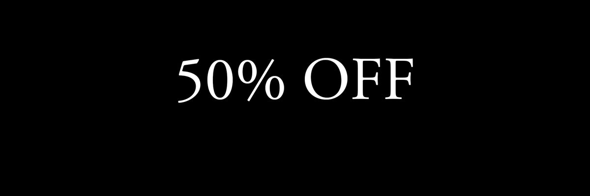 SALE 50% OFF