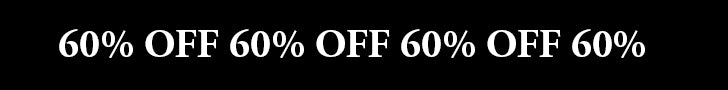 SALE 60% OFF