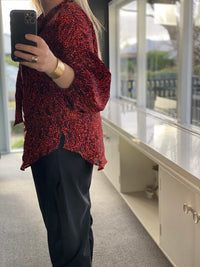 GOLDEN Tina Tie Top Print