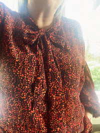 GOLDEN Tina Tie Top Print