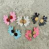 Goldie Enamel Flower Earrings