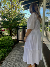 GOLDEN Tilly White Broderie Dress