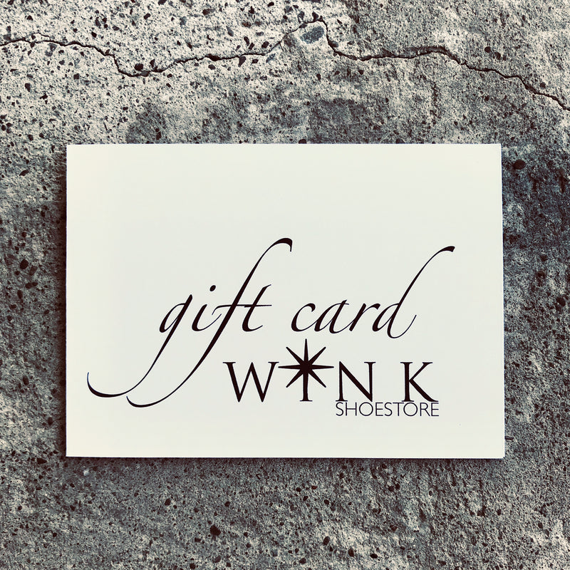 WINK SHOE STORE - ONLINE GIFT CARD